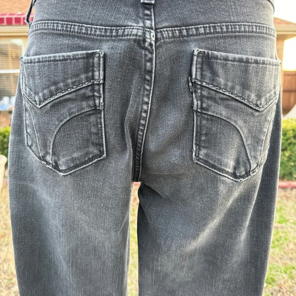 💖 Vintage Y2K Black Levi’s 505 Straight Leg Jeans - Picture 11 of 17